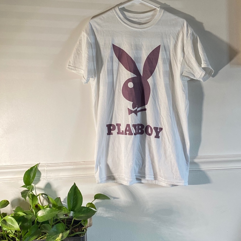 Playboy white tee